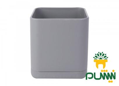 گلدان پلاستیکی طوسی (Gray plastic pot) + قیمت خرید عالی